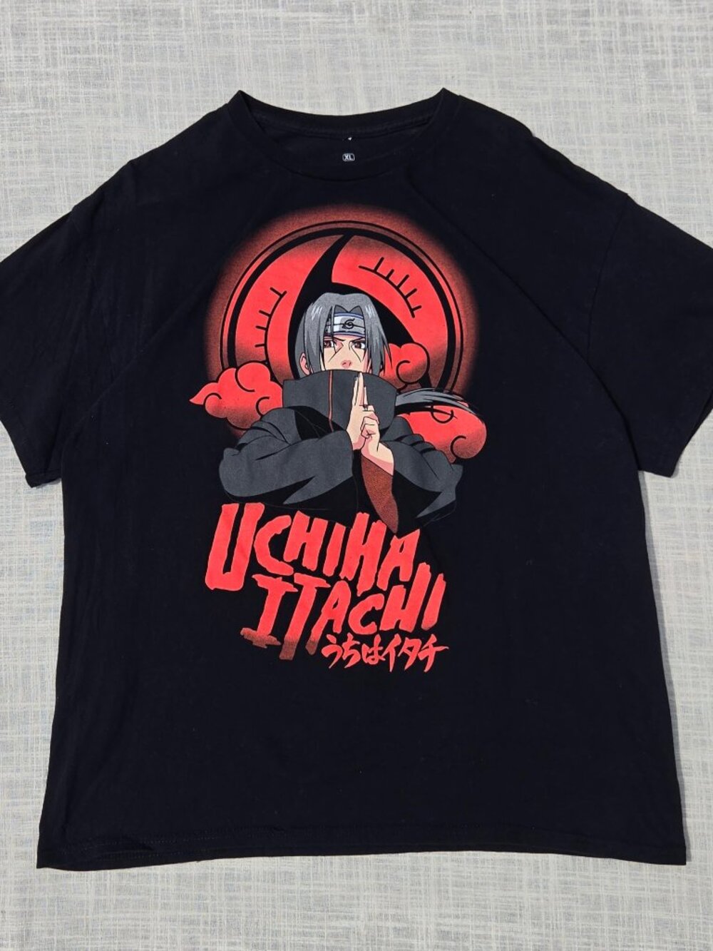 Naruto Shippuden Itachi Uchiha Graphic Tee - Men's XL - Officially Licensed